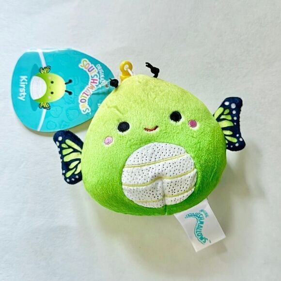 Kristy the Butterfly Squishmallow Clip 3.5” Plushie Collectible New with Tags - Picture 2 of 5
